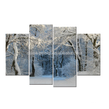 Winter Snow-Covered Canvas Art/Landscape Canvas Print/Stretched Canvas Painting Art